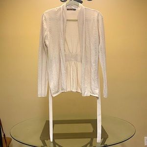 Cream Long sleeve Cardigan